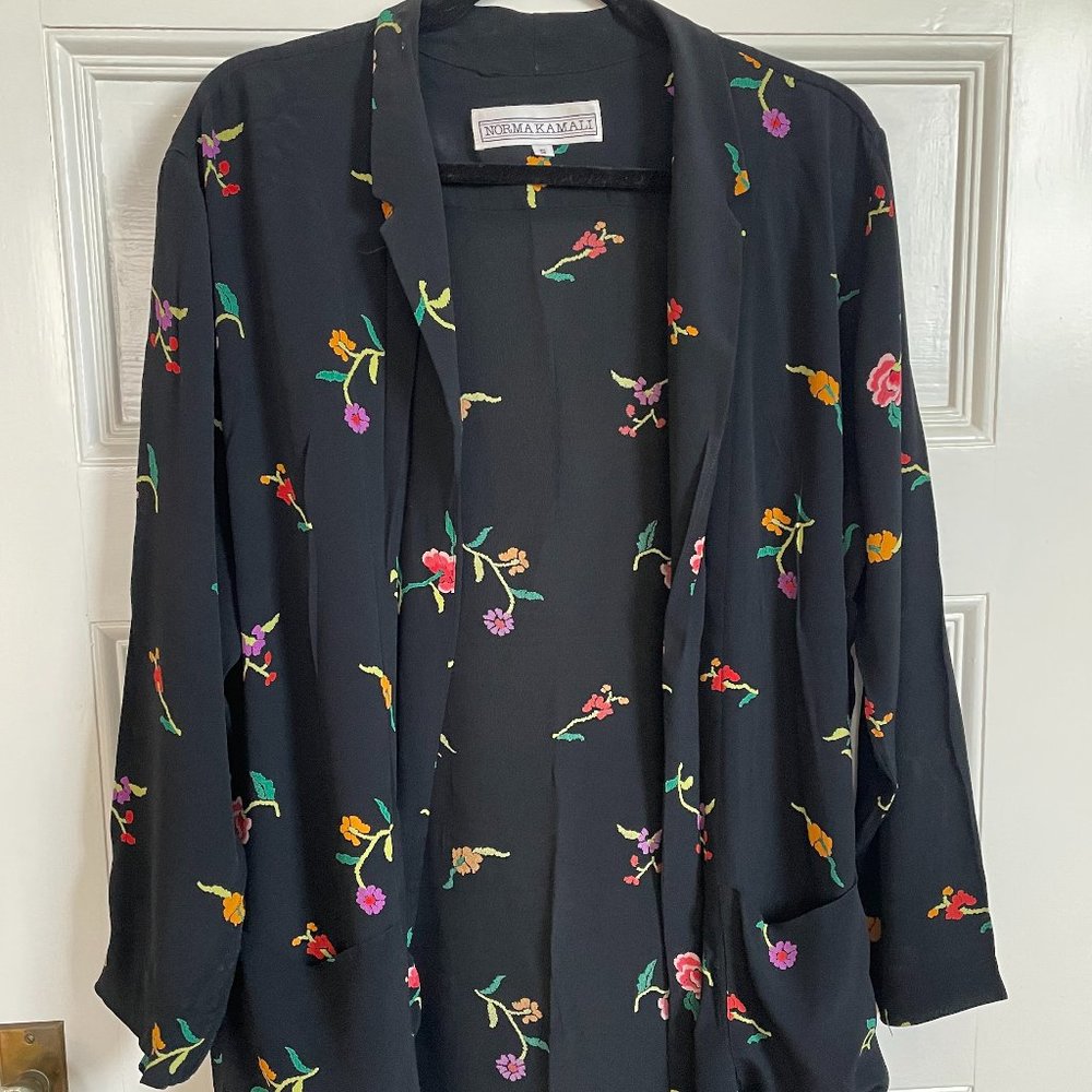 Vintage Norma Kamali Flower Matching Set